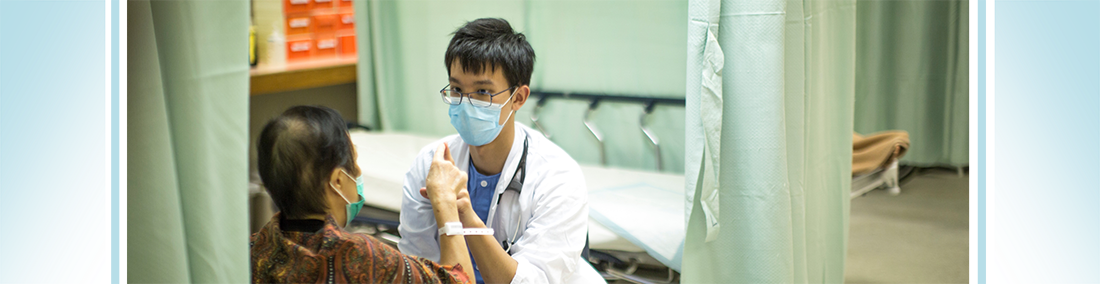 Patient receiving diagnosis