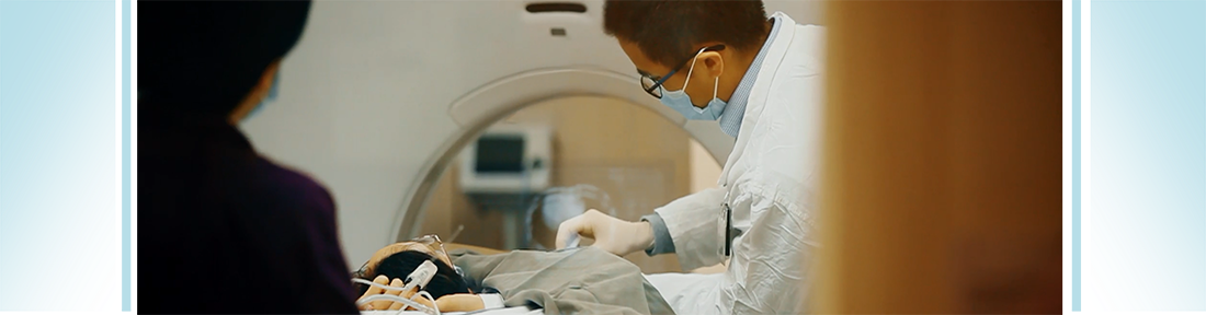Patient receiving radiotherapy